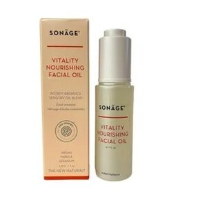 Sonage Vitality Nourishing Facial Oil Instant Radiance Argan Marula Geranium